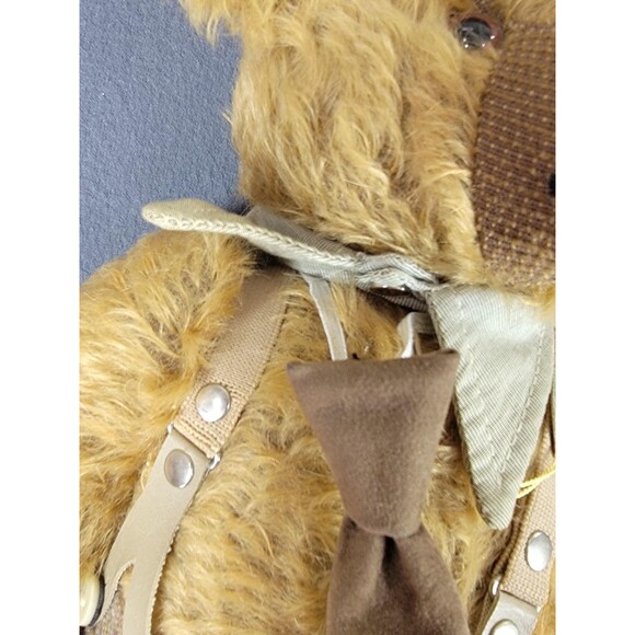 Vintage Hermann Teddy Bear Professor Higgins 174A Mohair Germany Plush 18 Inch - Picture 5 of 11